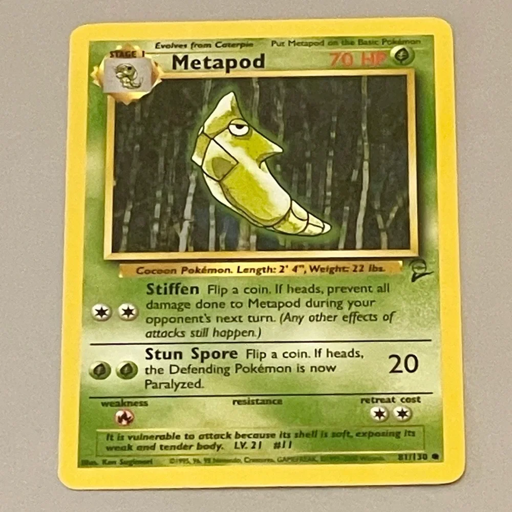 Pokémon Base Set 2 cards, set of 6 including Uncommon Seaking (60/130)